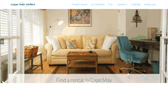 Desktop Screenshot of capemayrentals.com