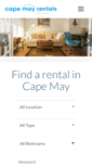 Mobile Screenshot of capemayrentals.com